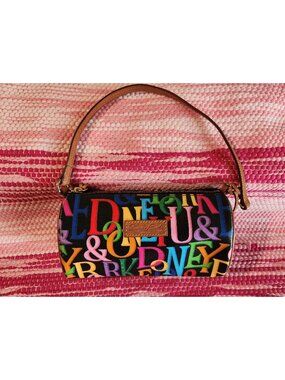 Dooney & Bourke Retro Logo Mini Barrel Bag Y2K